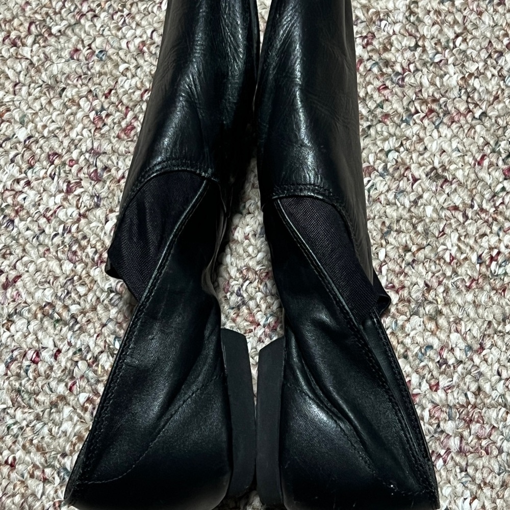 Bloch Jazzsoft Leather Jazz Shoes Black Women’s US 8 Slip-On